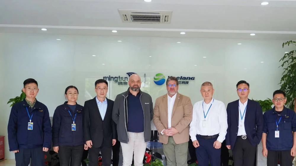 法国MULLER公司总裁Mr. Benoit一行到访鸣泉科技考察、交流